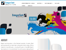 Tablet Screenshot of imprintuae.com